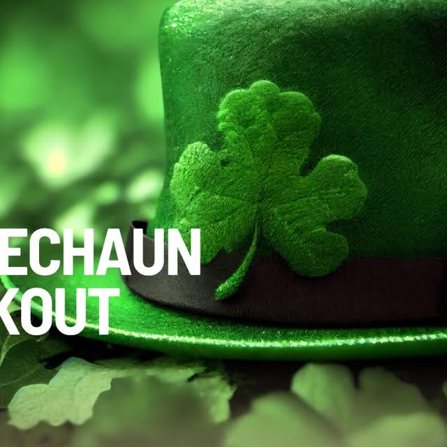 Don’t be a lazy leprechaun!

Be a fit leprechaun with… The Lazy Leprechaun Workout 🥴

…