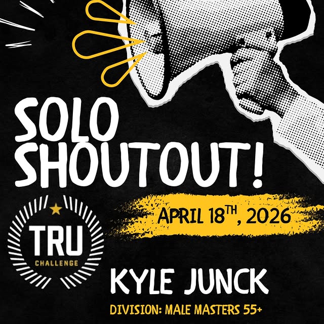Kyle Junck signed up for the Solo 55+ Masters division for TRU Challenge. 🔥
We know th…