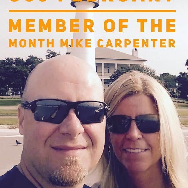 Congratulations to our February Member of the Month, Mike Carpenter! #crossfit865
