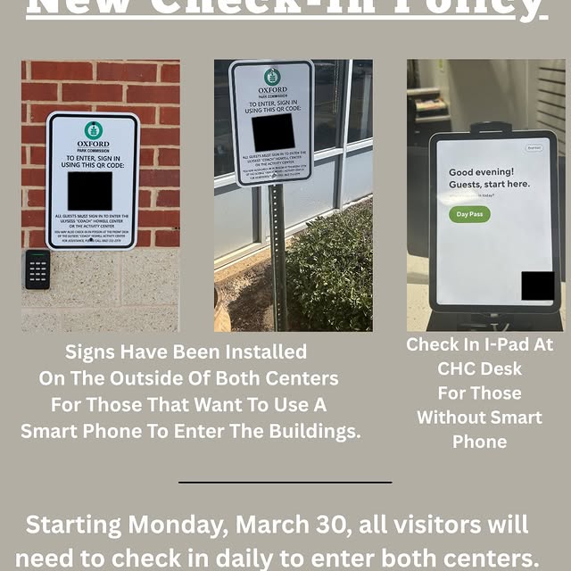 ATTENTION: Starting Monday, March 30, visitors to both the Coach Howell and Oxford Acti…