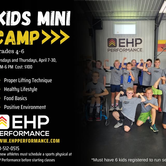 ☀️ 4–6th Grade CrossFit Camp is Back at EHP Performance! 💪

Got a kid with tons of ene…