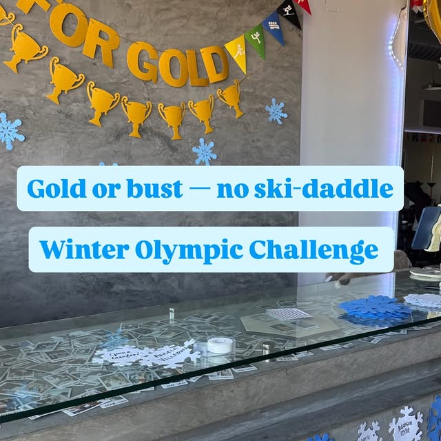 🥇 GO FOR THE GOLD WINTER OLYMPIC CHALLENGE 🥇

February 6–22

Gold or bust — no ski-da…