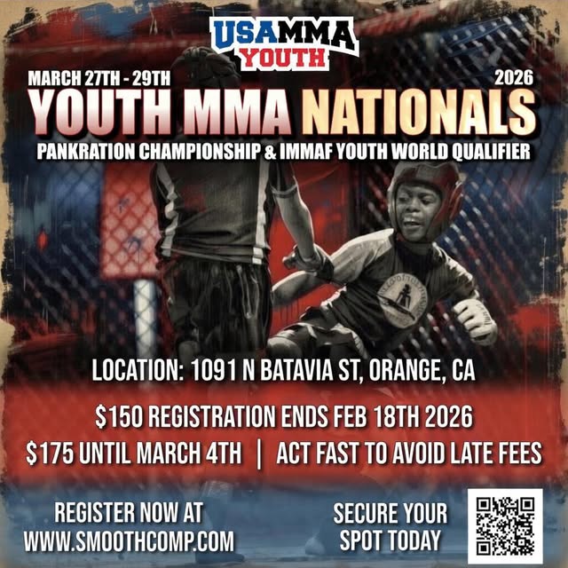 🔥 USAMMA YOUTH MMA NATIONALS 2026 🔥
The biggest stage for young fighters is coming to…