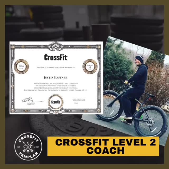 Congratulations to Coach Justin, who has earned his CrossFit L2Credentials! We’re commi…