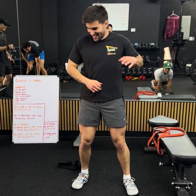 Strength: 10/10. Rhythm: questionable 😂

#dancing #gym #personaltrainer