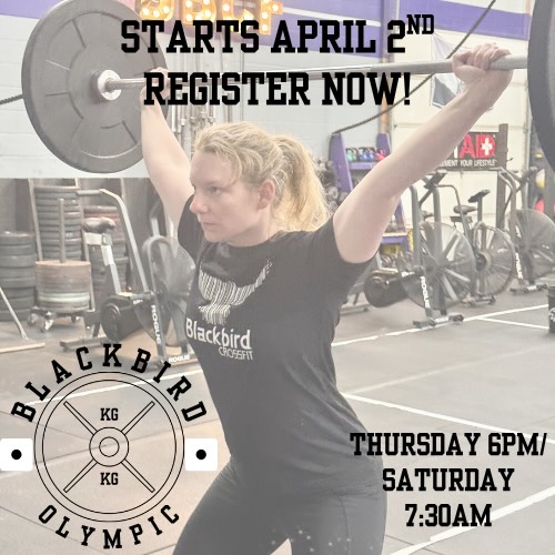 New cycle, new PRs loading… 🏋️‍♀️🔥

Olympic Lifting is BACK at Blackbird starting nex…