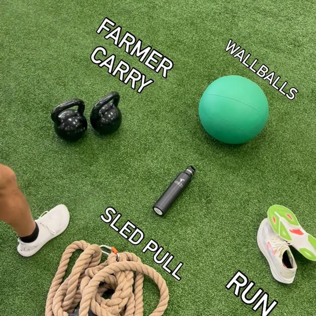 One month till Hyrox Houston and we’re letting fate decide our suffering… ☠️

No excuse…