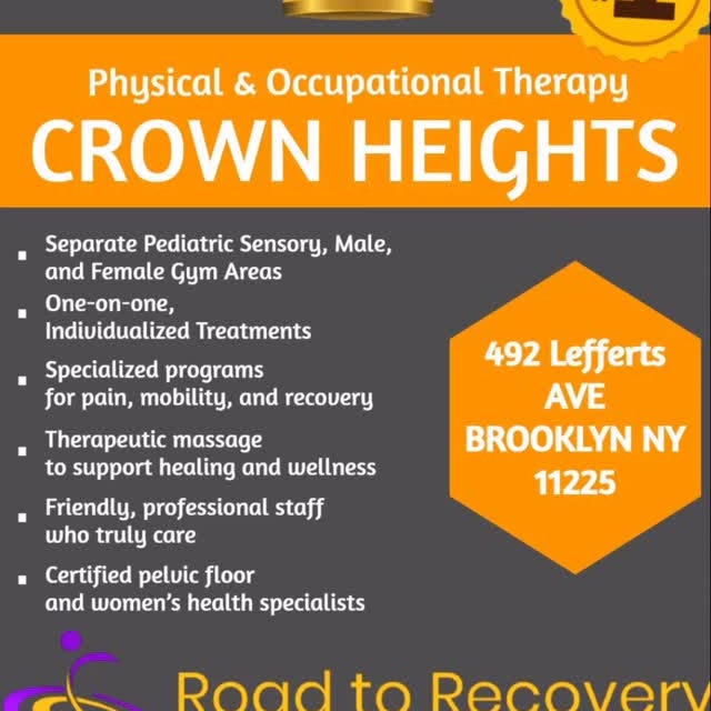 Road to Recovery Physical & Occupational Therapy in Crown Heights, Brooklyn provides pe…