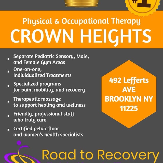 Road to Recovery Physical & Occupational Therapy in Crown Heights, Brooklyn provides pe…