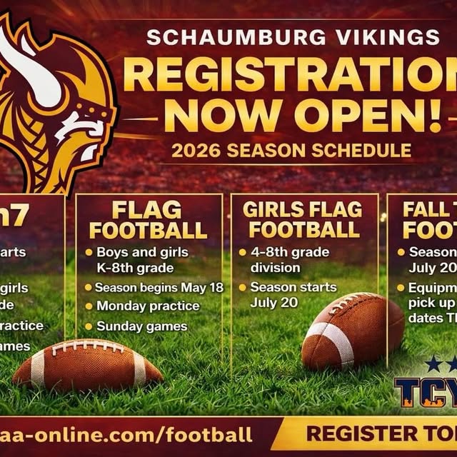 Are you ready for some football?! We’ve got 7 on 7, flag, girls flag, and tackle regist…