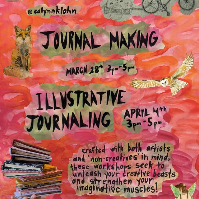 I’m inching towards spring, and teaching two workshops soon that ought to help you plan…