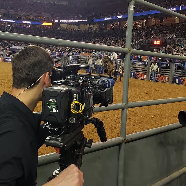 Alvin College Communications students saddled up and stepped into the action at the Hou…