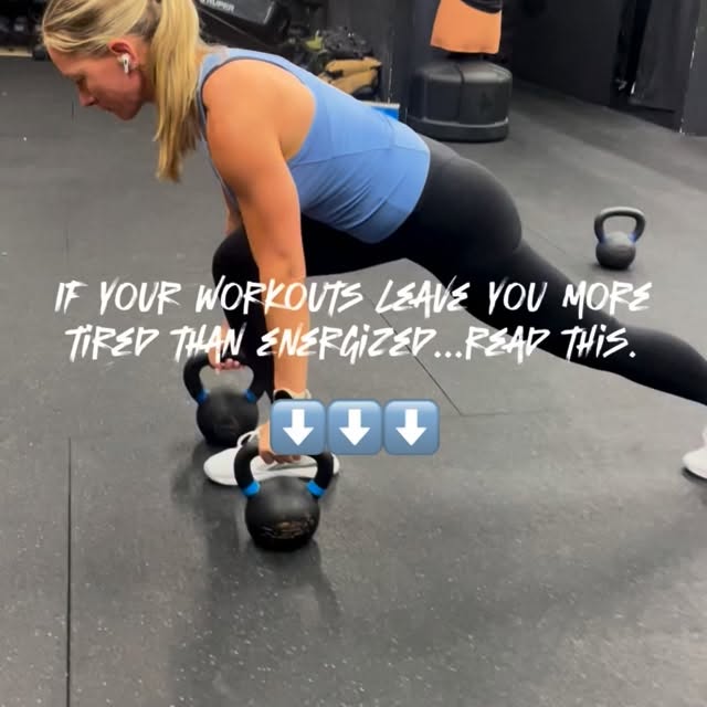 Your training should give you energy — not drain it for the rest of the day 💪🏽

If yo…