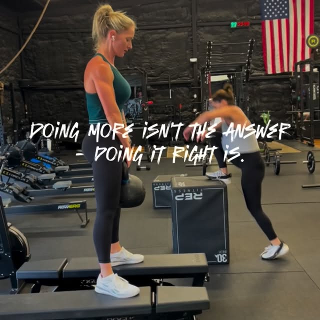 Doing more isn’t the answer — doing it right is 💪🏽

Next time you train:
 •  Slow dow…