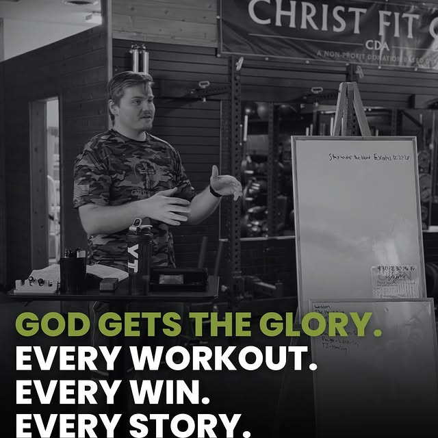 Every workout begins with a devotional and prayer because we know where our strength co…