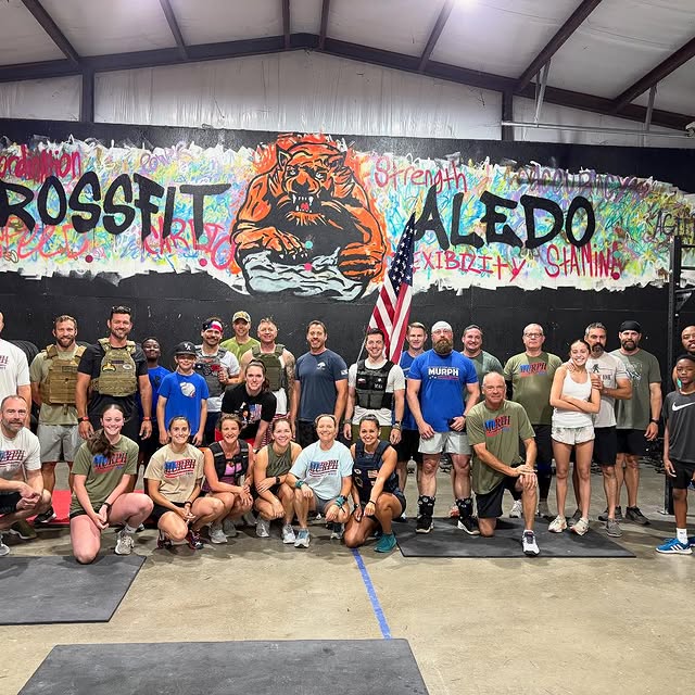 Today, we honored a hero. 🇺🇸

Over 125 members of the CrossFit Aledo community came t…