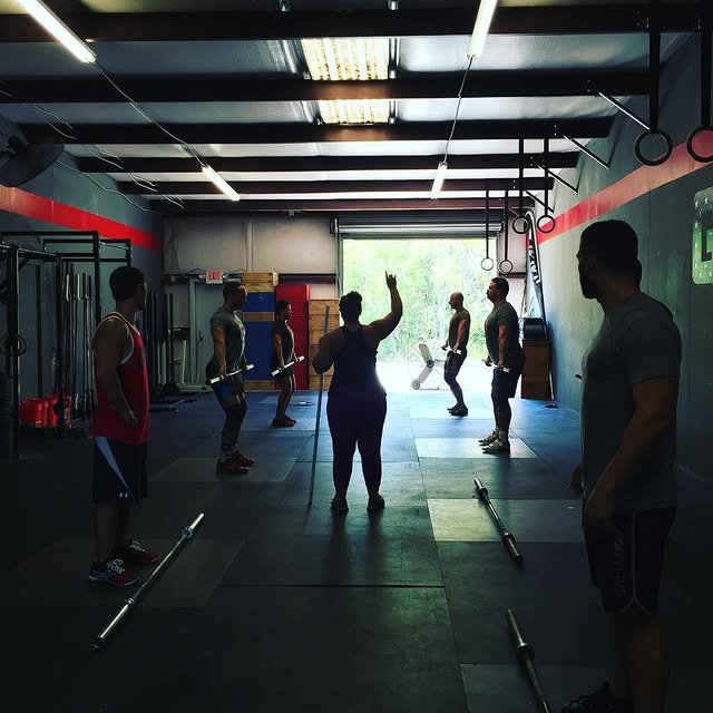 @amber_msbarbell came in today for a lifting session. We love having her. Thanks so muc…