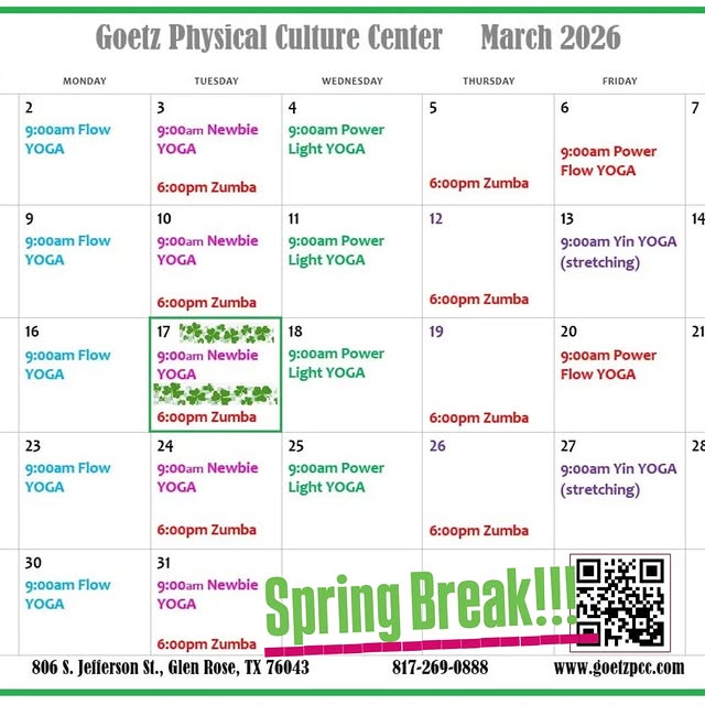 🌺🌸🌼Spring Break is here!!! Come try our group fitness classes. Bring a friend, co-wo…