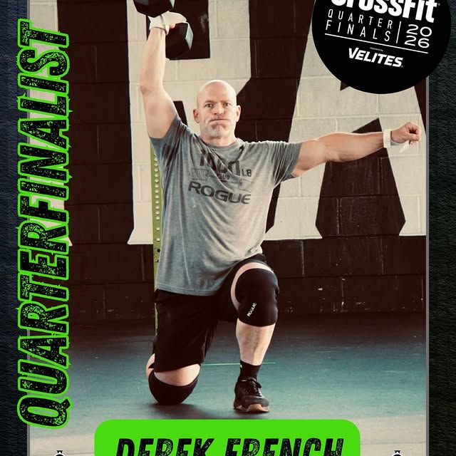 Congrats to CrossFit Open Quarterfinalist Derek! 💪🏼

He earned a spot in the Quarterf…