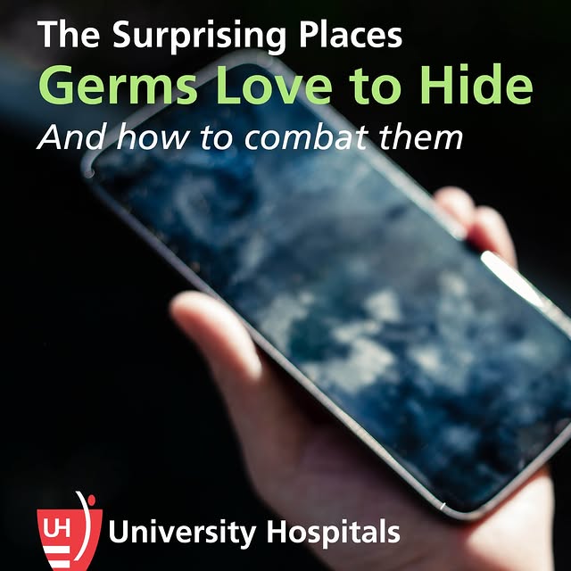 Did you know that cell phones carry 10 times more germs than most toilet seats? Here’s …
