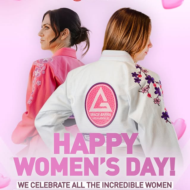 Happy Women's Day! 🌸 Today we celebrate all the incredible women of the Gracie Barra f…