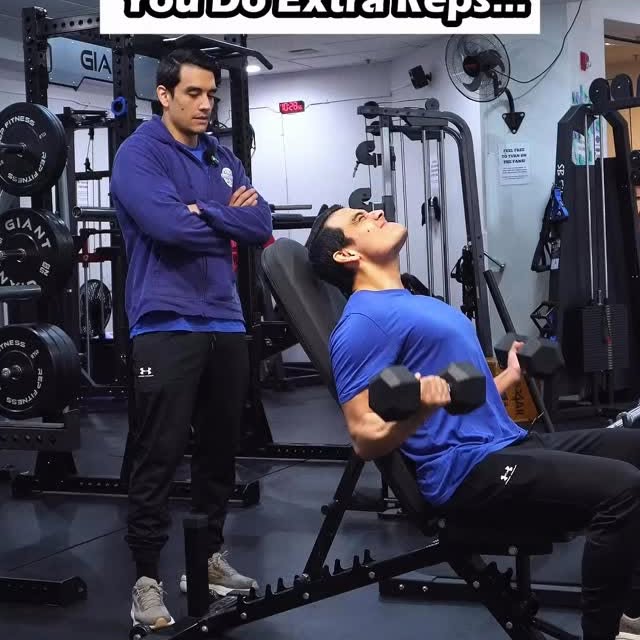 Sometimes we blackout mid-count and we just… estimate 🤷

Good thing a few extra reps n…