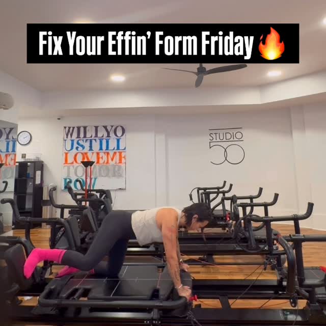 Fix Your Effin’ Form Friday with Fiona @lagree_with_fee

This week’s move: Reverse Donk…