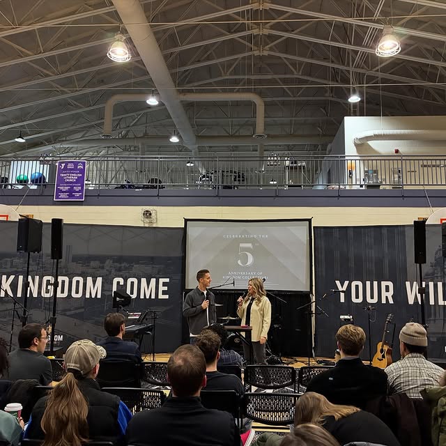 Such an honor this morning to celebrate with Pastor Kent and Ashley Nighswander at the …