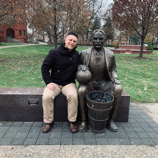 In 2019 I got to celebrate World Basketball Day with Rev. Dr. James Naismith at Springf…