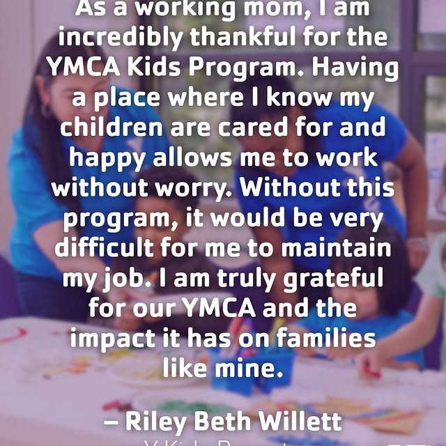 The YMCA parents love the Y kids program, and Riley Beth Willett is telling us why!

"I…