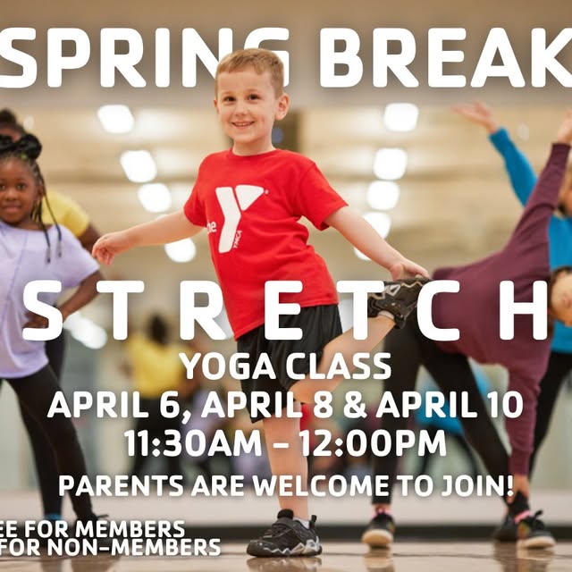 Bring your kiddos  for a spring break stretch!
Our yoga instructor is hosting child yog…