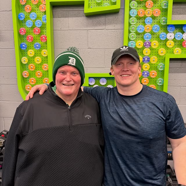 This is the best thing ever:

Tom and Dan paired up during our Saturday partner workout…