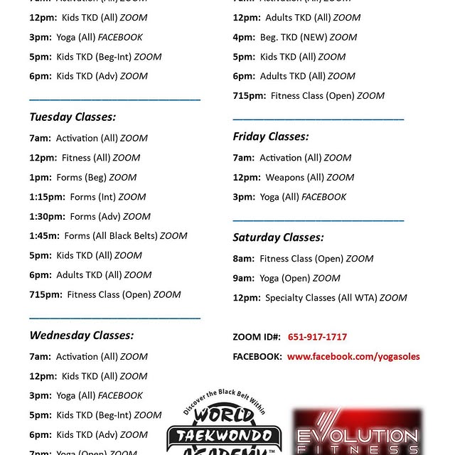 WTA and Evolution Fitness has joined up together to help support the community through …