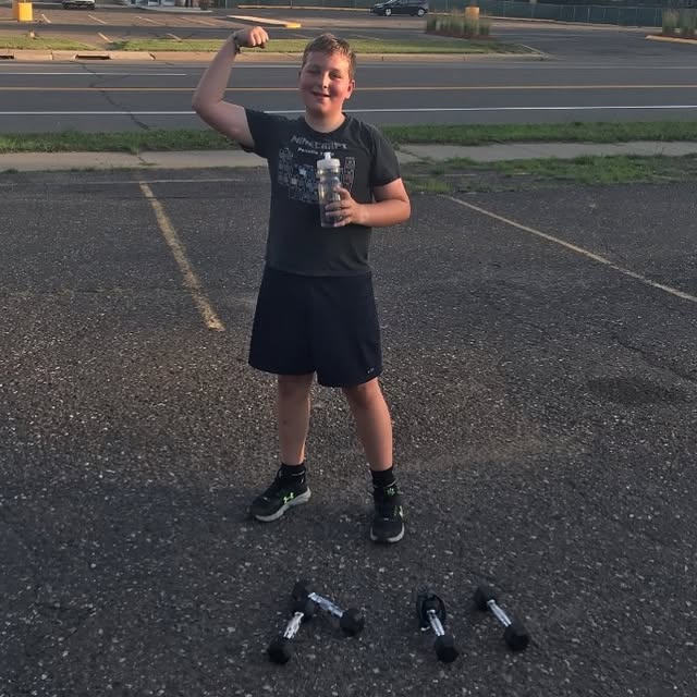 Shout out to the stewie for joining us for the first time in our group fitness class! O…