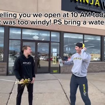 Another visit by weatherman Levi and Ben! We’re open 10-7 today so make sure you get yo…