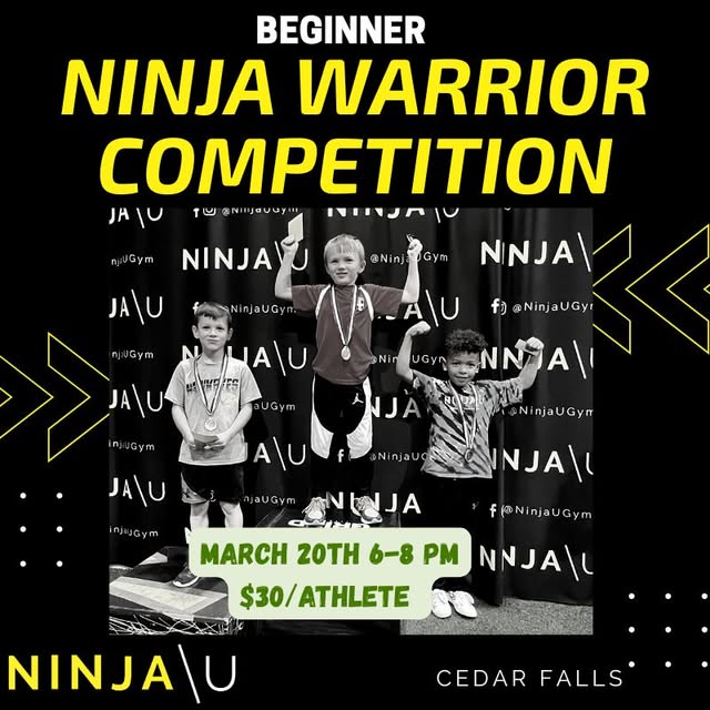 🥷🏁 Beginner Ninja Competition – March 20th! 🏁🥷

Ready to test your ninja skills? Ou…