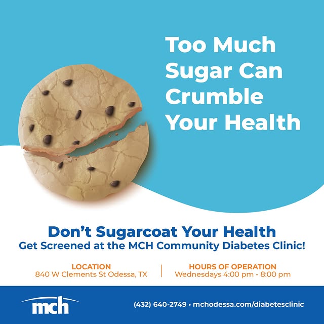 Don't sugarcoat your health! 🍪🍪

Get screened at our FREE Community Diabetes Clinic a…
