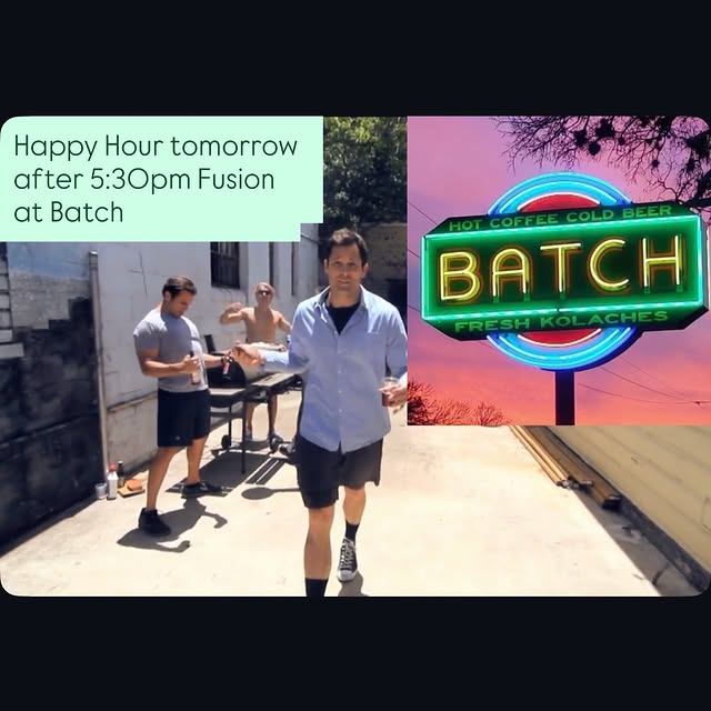 Join us tomorrow at 5:30 PM for a little happy hour at @batchatx (3220 Manor Rd)
✨Thank…