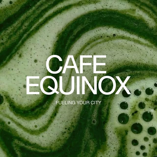 Equinox Cafe is popping up in cities across the US. Enjoy complimentary basil-infused m…