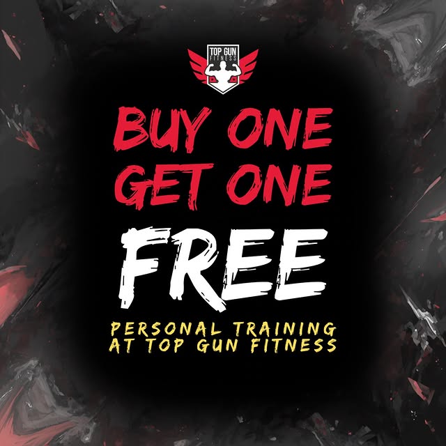 Buy ONE personal training session, get ONE FREE!

Whether you’re just getting started o…