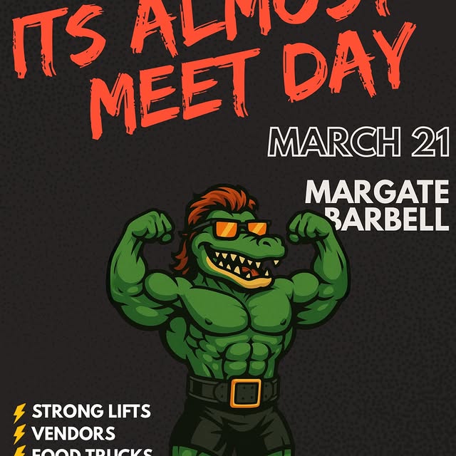Meet week is upon us!! 

This Saturday March 21st we are proud to present Margate Madne…