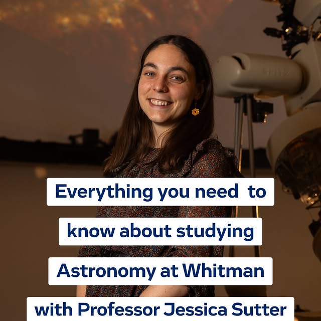 Professor Jessica Sutter '15 shares everything you need to know about studying Astronom…