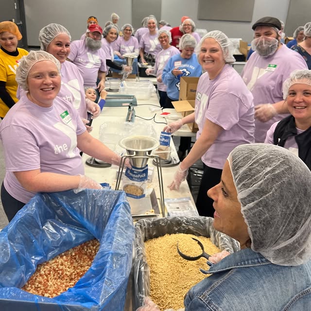 The Northwest Staff, Advisory Board, and their families, took part in the Feed My Starv…