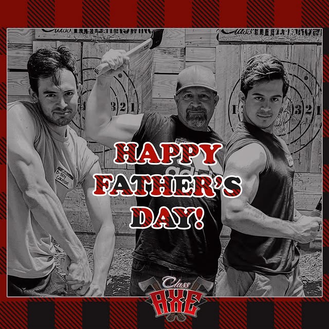 Being a great dad doesn’t happen by AXE-ident... Happy Father's Day🎉