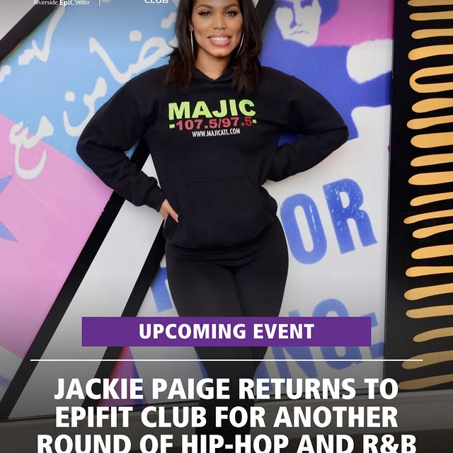 🎶 She's back! Majic ATL's Jackie Paige returns to EpiFIT Club for Hip-Hop & R&B Cardio…
