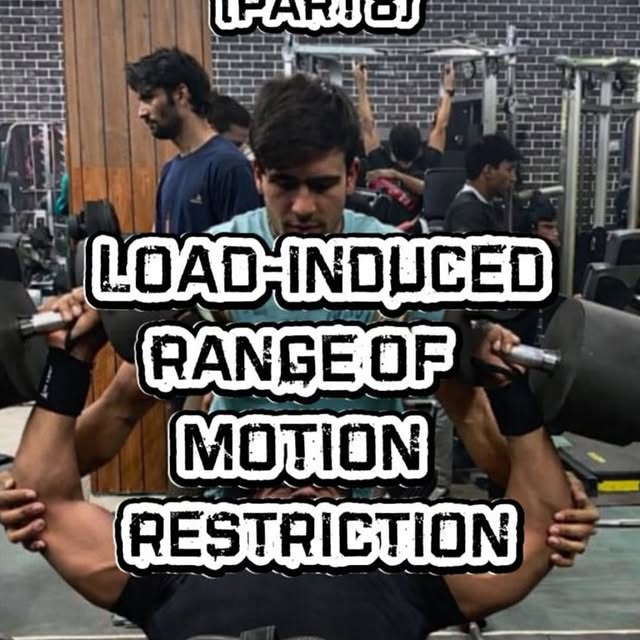-INTENT-
LOAD-INDUCED RANGE OF MOTION RESTRICTION(Part 8)

Range of motion isn’t contro…