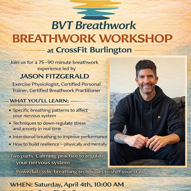 What: Fundamentals of Breathwork Workshops.  When: April 4th 10:00am- 12:00pmish.  Wher…