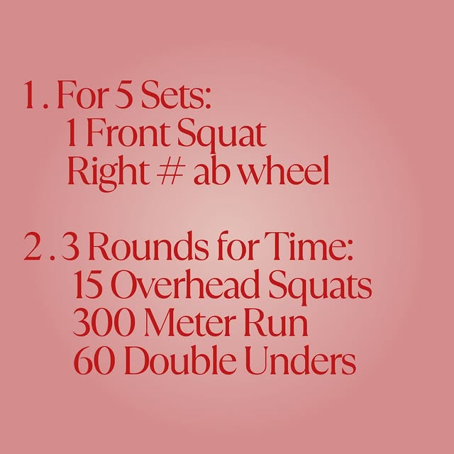 Down to one Front Squat.