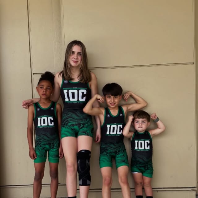 Institute of combat wrestlers starting the season off right.