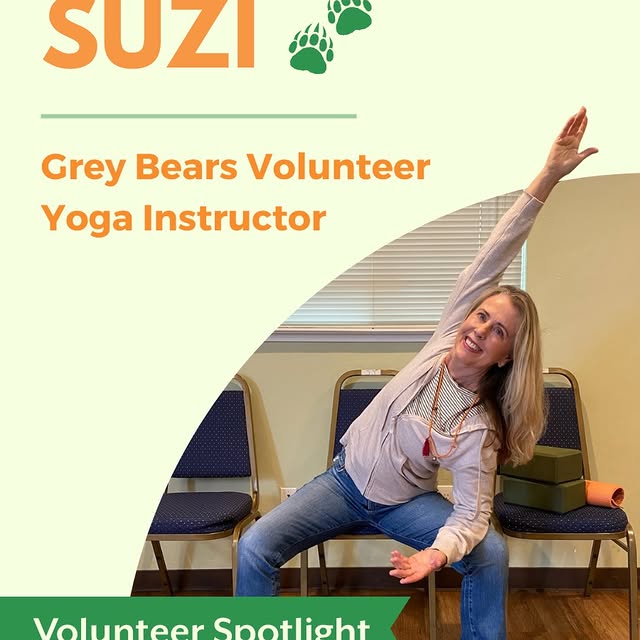 Meet Suzi, Grey Bears’ beloved Chair Yoga instructor since 2011! 🧘‍♀️💛

With over 20 …